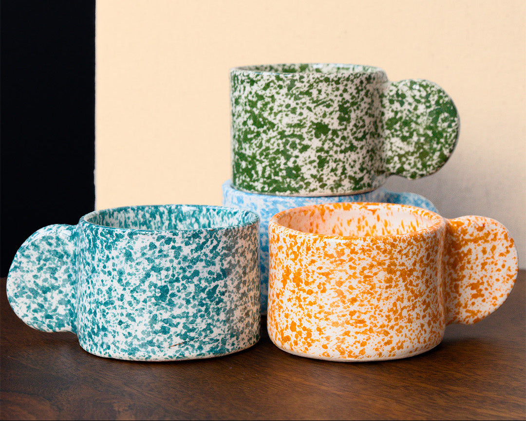 Speckle Espresso Mugs