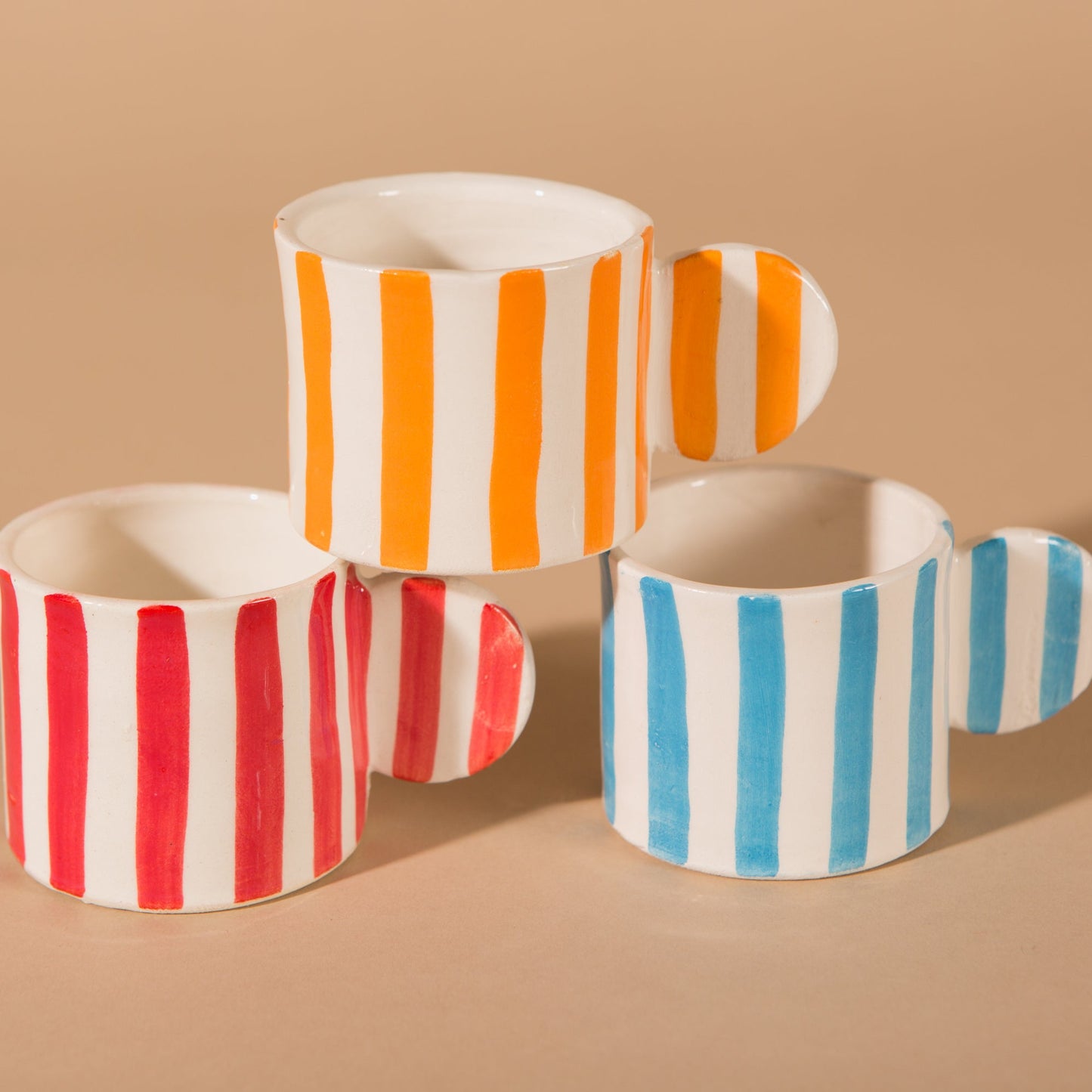Stripe Espresso Mugs